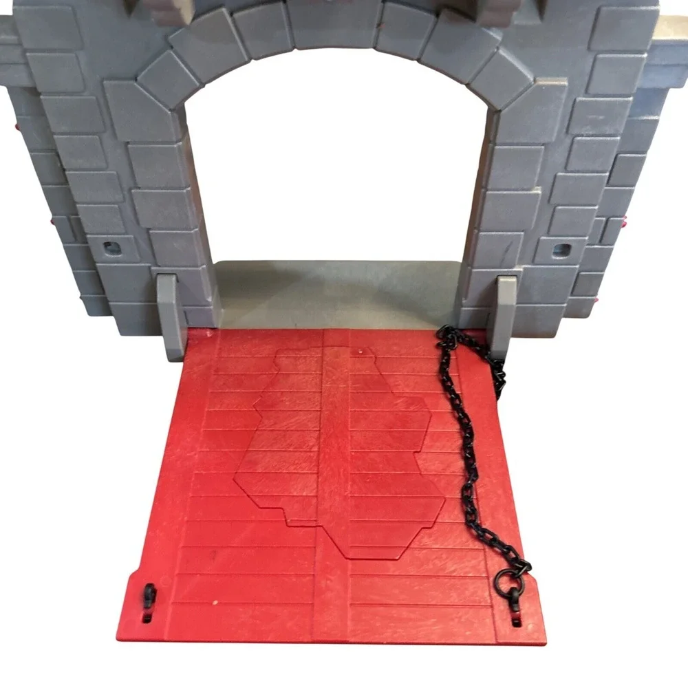 Playmobil Hawks Knight Castle #6001 Incomplete Extra Parts Turret Gate